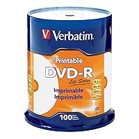 Verbatim® Life Series DVD-R Printable Disc Spindle, Pack Of 100 Verbatim® Life Series DVD-R Printable Disc Spindle, Pack Of 100