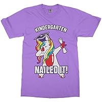 Dabbing Rainbow Unicorn Kindergarten Graduation Nailed It Youth T-Shirt
