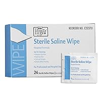 Hygea C22370 Sterile Saline Wipe, 6
