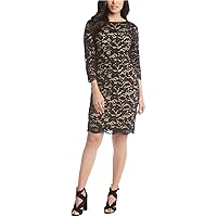 Karen Kane Womens Lace Sheath Dress