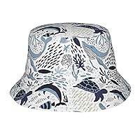 Leopard Pattern Print Unisex Cute Bucket Hat Fisherman Cap Sun Hat Summer Travel, Beach, Fishing, Rave