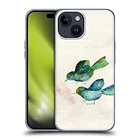 Head Case Designs Officially Licensed Wyanne Seed Birds Soft Gel Case Compatible with Apple iPhone 15