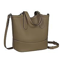 Iswee Genuine Leather Purses for Women Tote Bag Shoulder Crossbody Bags Satchel Handbag