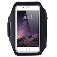 Sports Armband Arm Band Phone Holder for S24 S24+ (S24 Ultra) S23 S23+ S22 S22+ S20 FE S8 S8+ S9 S9+ S10e S10 S10+ Plus Z Fold Flip 3 4 Note 10 10+ 20 A11 A21s A31 A51 A32 A33 A52 A52s A53 (Black)