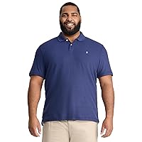 IZOD Men's Big and Tall Advantage Performance Short Sleeve Polo Shirt
