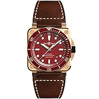 BR 03-92 Diver Bronze Red Limited Edition BR0392-D-R-BR/SCA