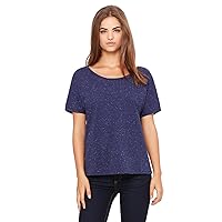 Bella+Canvas Women's Slouchy Curved Scoop Neck T-Shirt