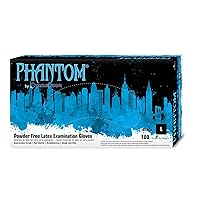 Phantom 6 mil Latex Powder Free Exam Gloves (Large - 100)