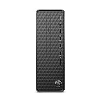 HP Slim Desktop, AMD Athlon Gold 3150U, 8GB RAM, 256 GB SSD, Windows 11 (S01-aF0020, Black)