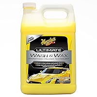 Ultimate Wash and Wax, Car Wash and Wax Cleans and Shines in One Step, Wash, Shine, and Protect with an Enhanced pH Neutral Car Paint Cleaner, 1 Gallon, 128 Fl Oz (Pack of 1)