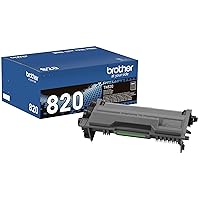 Brother Genuine Toner Cartridge, TN820, Replacement Black Toner, Page Yield Up to 3, 000 Pages, Amazon Dash Replenishment Cartridge