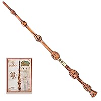Harry Potter, 12-inch Spellbinding Albus Dumbledore Magic Wand with Spell Card, Easter Basket Gifts, Kids Toys for Ages 6 and up