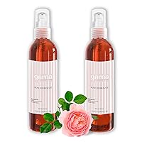 Rose Water Spray 6.8 fl oz (Pack of 2): Pure Rosewater Hydrating Face Toner & Hair Mist for Natural Beauty Regimens and Heritage Care