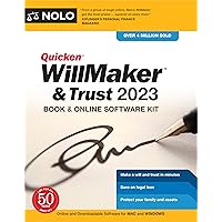Quicken WillMaker & Trust 2023: Book & Online Software Kit