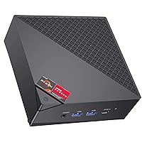 SkyBarium Mini PC AMD Ryzen 7 3750H 8+256G SSD(2.3Ghz up to 4.0GHz), Mini  Computers with Windows 11, Small PC Support WiFi 5/BT 4.2/4K@60Hz Triple