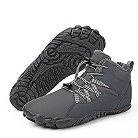 Barefoot Shoes Men Women Wide Toe Box Winter Cross Trainer Minimalist Zero Drop Sole Cotton Boots Sneakers