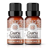 Frankincense Essential Oil (2x0.5 Fl oz), 100% Pure, Natural, Undiluted Aromatherapy Oil for Diffusers, Supports Join Health & Radiant Skin