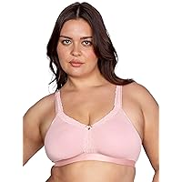 Curvy Couture Women's Plus Size Cotton Luxe Unlined Wire-Free Bra