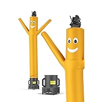 LookOurWay Air Dancers Wacky Waving Inflatable Tube Man Set - 7ft Tall Advertising Air Dancer Waving Man Inflatable Tube Guy with Sky Dancer Blower - Yellow