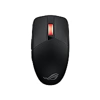 ROG Strix Impact III Wireless Gaming Mouse, 57 G Lightweight, 36K DPI Sensor, Bluetooth & 2,4GHz RF, ROG SpeedNova, Up to 618hrs Battery Life, Replaceable Switches, ROG Omni Receiver, Black