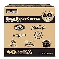 Keurig Bold Roast Coffee Collection Single-Serve K-Cup Pods Variety Pack, 40 Count