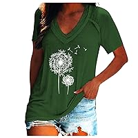 Tshirts for Women, Cowl Neck Plus Size Boho Tennis Shirt Classic Pull On Tunic Blouse for Women