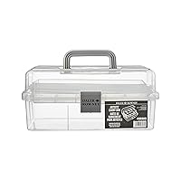 Daler Rowney Artists' White Caddy Carry Storage Box for Art Supplies, 33 x 20 x 15 cm, Ideal for Professional Artists
