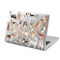Hard Case Compatible for MacBook Pro 16 14 M3 M2 2023 M1 Pro 13 2022 Air 13 2021 Retina 2020 Mac 11 12 Design Pattern Corgi Pets Doggy Print Protective Laptop New Cover Puppy Pug Animal Cute