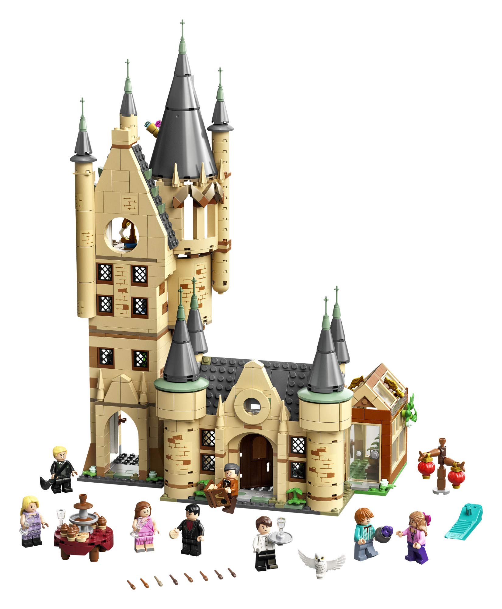 LEGO Harry Potter Hogwarts Astronomy Tower 75969, Castle Toy Playset with 8 Character Minifigures Including Harry Potter and Draco Malfoy, Wizarding World, Birthday Gifts for Kids, Girls & Boys