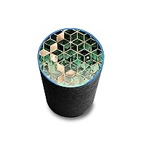 Head Case Designs Officially Licensed Elisabeth Fredriksson Leaves and Cubes Sparkles Vinyl Sticker Skin Decal Cover Compatible with Amazon Echo (2nd Gen)