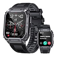 Military Smart Watch for Men (Answer/Dial Calls), 1.95