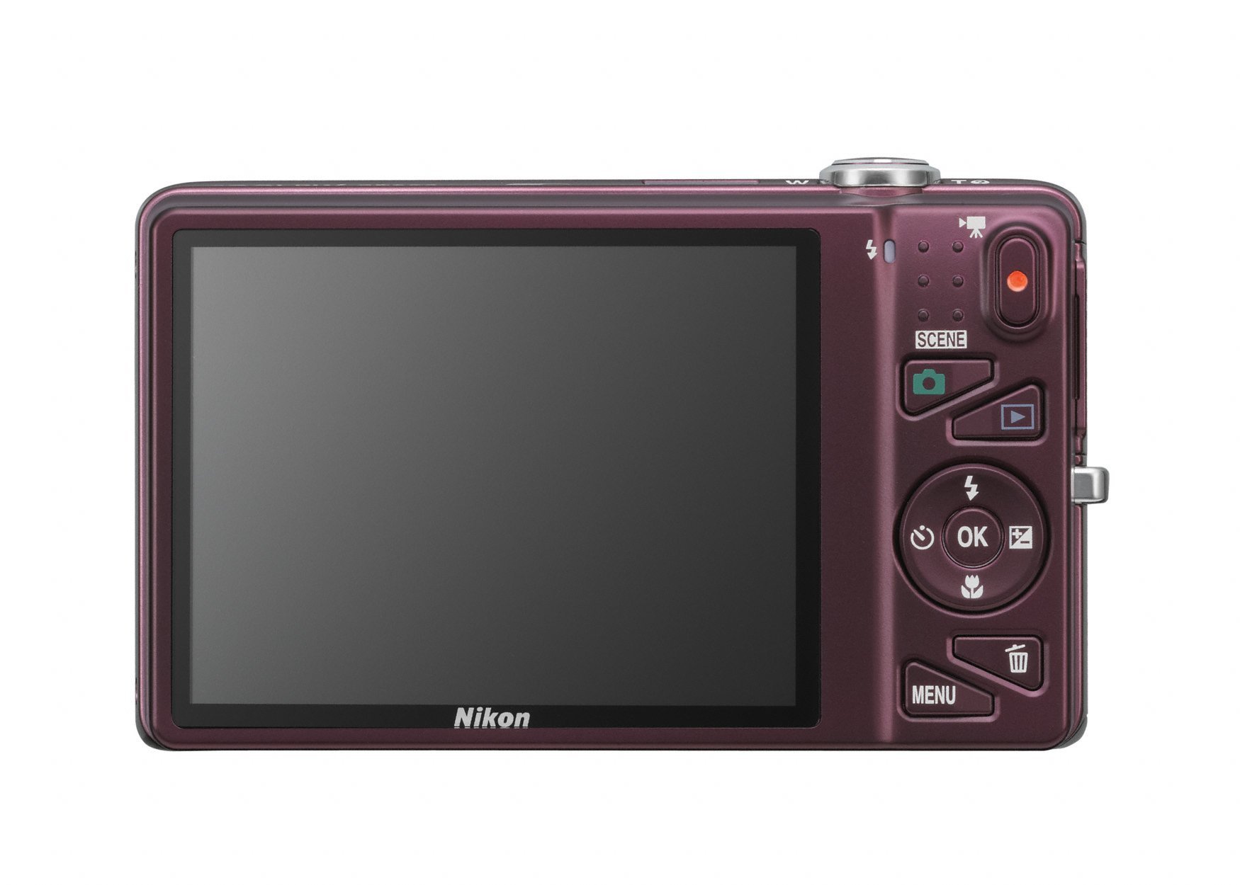 Nikon COOLPIX S5200 Wi-Fi CMOS Digital Camera with 6x Zoom Lens (Plum) (OLD MODEL)