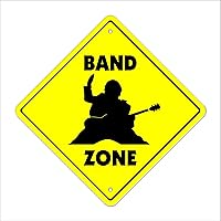 Band Crossing Sign Zone Xing | Indoor/Outdoor | 12