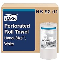 Handi-Size Perforated Roll Towel White, Certified Compostable, 30 x 120 Towels, HB9201