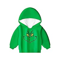 Grinch Stole Christmas Dress Cosutme for Toddler Girls Princess Casual Dress Long Sleeve Dress Clothes Christmas Elements