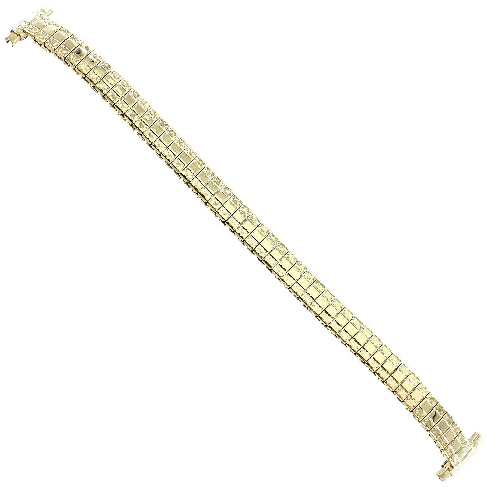 10-14mm Speidel Gold Stainless Steel Ladies Expansion Watch Band 741/32