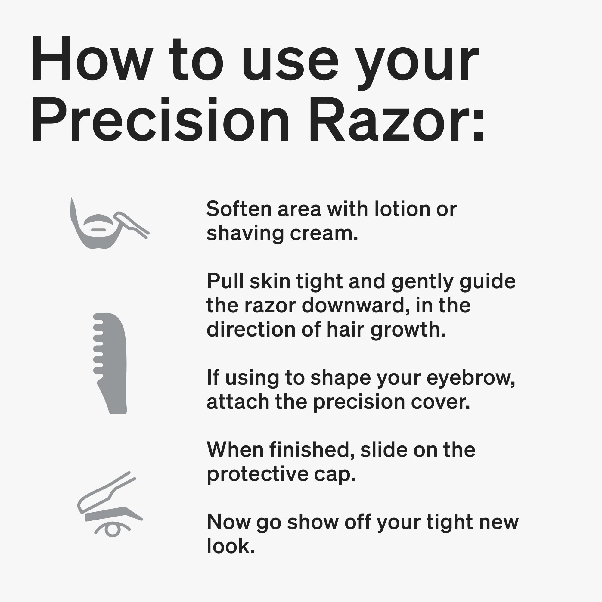 Schick Precision Razor â€” Precision Razor for Men, Edging Razors, Disposable Razors Men, 3 Count (Pack of 1)