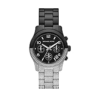 Michael Kors Runway Women's Watch, Stainless Steel Watch for Women with Steel, Ceramic or Silicone Band