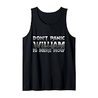 Mens Funny men's name first name William saying for Christmas Tank Top