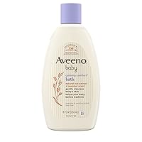 Aveeno Baby Calming Comfort Bath & Body Wash with Relaxing Lavender & Vanilla Scents & Natural Oat Extract, Tear-Free Formula, Paraben-, Phthalate- & Soap-Free, 8 fl. oz