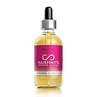 Botanical Hair Oil with Rosemary - Growth Treatment for Dry Damaged Hair and Scalp with Jojoba, Olive, Sweet Almond Oils - Silicone and Sulfate Free 1.76 oz