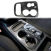 Carbon Fiber Central Control Gear Shift Panel Trim Fit For Dodge Durango (2014-2017)