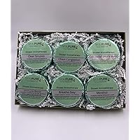 Spa Pure Shower Steamers Aromatherapy: Gift Set, 6 Individually Wrapped Tablets, XL, 4 oz, SAGE foils, Makes an Amazing Gift (Eucalyptus) (6 Count) Pack of 1