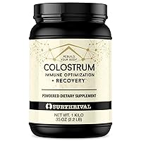 Colostrum Powder (1 Kilo, 2.2lbs), Immune Optimization & Recovery, Powdered Dietary Supplement, Gut Health, Immune Support, Keto Friendly