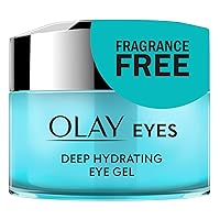 Olay Deep Hydrating Eye Gel with Hyaluronic Acid for Tired Eyes, Hydrating Gel, Cucumber, 0.5 Fl Oz