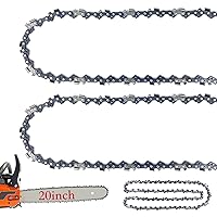 2 Pack 20 Inch Chainsaw Chain .050