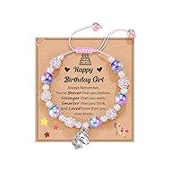 HGDEER Kindergarten Preschool Graduation Gifts for Kids Girls | Little Girls Unicorn Bracelet for Daughter/Granddaughter/Niece | Suitable for Christmas and Birthday Gifts