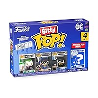 Funko Bitty Pop! DC Mini Collectible Toys 4-Pack - The Joker, Batgirl, Batman & Mystery Chase Figure (Styles May Vary)