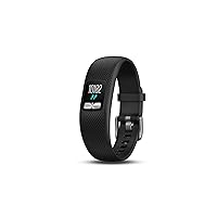 vívofit 4 activity tracker with 1+ year battery life and color display. Small/Medium, Black. 010-01847-00, 0.61 inches