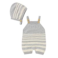 Zip up Sweaters for Girls 6t Cotton Sleeveless Boy Girl Sweater Clothes Striped Jumpsuit 1 Piece With Girls